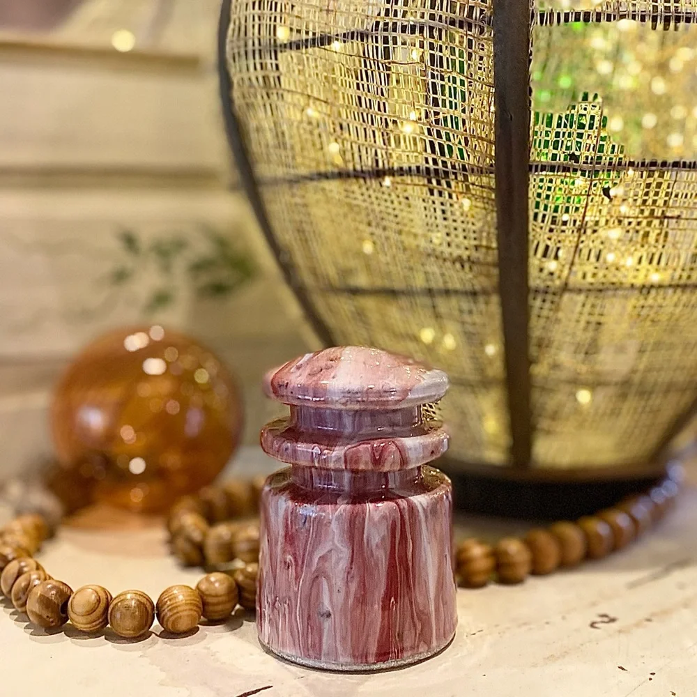 Yard Garden Art / Home Decor / Bocce Ball Half-Court Markers ~ Glass Insulators - Picture 4 of 8